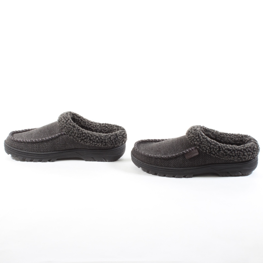 Dearfoams Mens Moccassin Clog Memory Foam Slippers - Picture 5 of 8